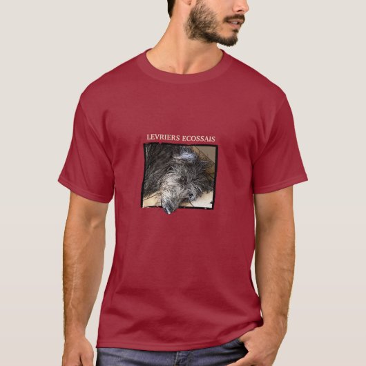 T-shirt Scottish Deerhoundsongeur Tシャツ (正面)