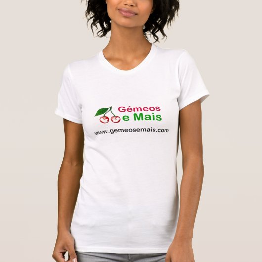 T-shirt Senhora Gémeos e Mais Tシャツ (正面)