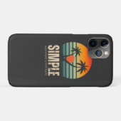 T-shirt Simple Sunset - Tropical vibes design Case-Mate iPhoneケース (裏面(横))
