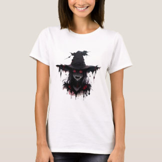 T-shirt Sorcière Horreur Halloween Tシャツ