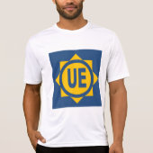 T-shirt sport teck blanc hommes Design UE Tシャツ (正面)