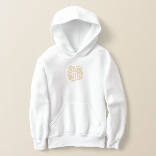 T-shirt Stay Wild – Vintage Retro Typography Desig (レイダウン)