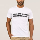 T-shirt "Stoned wash Records" Logo original Tシャツ (正面)