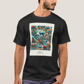 T-shirt surf HawaÏ Tシャツ