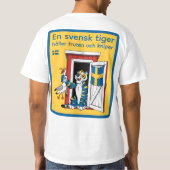 T-shirt — Svensk tiger Tシャツ (裏面)