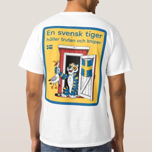 T-shirt — Svensk tiger Tシャツ (裏面)