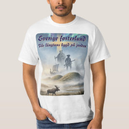 T-shirt — Sverige fosterland Tシャツ