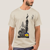 T-shirt T-shirt/Fraternité. Solidarité. Justice. R Tシャツ (正面)