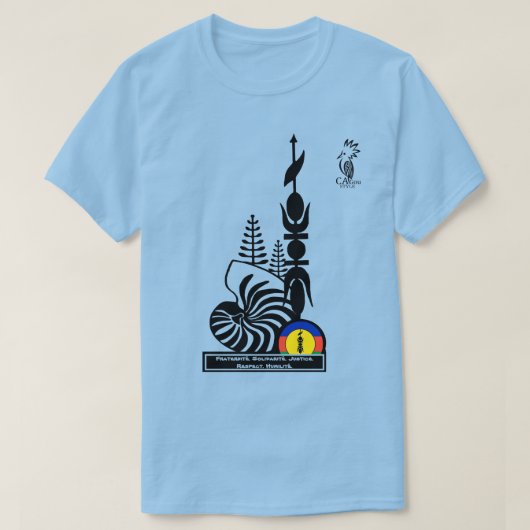 T-shirt T-shirt/Fraternité. Solidarité. Justice. R Tシャツ (デザイン正面)