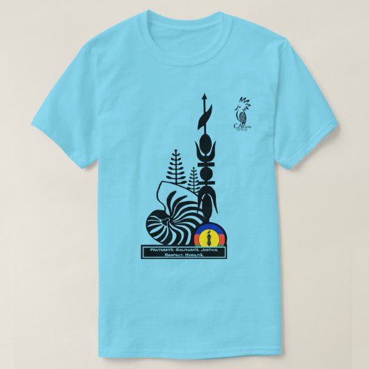 T-shirt T-shirt/Fraternité. Solidarité. Justice. R Tシャツ (デザイン正面)