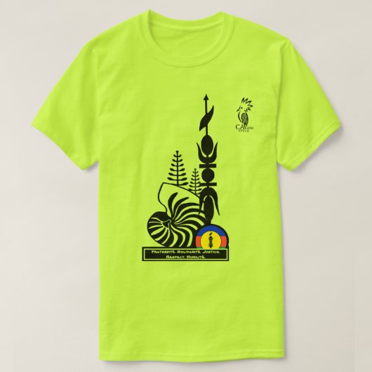 T-shirt T-shirt/Fraternité. Solidarité. Justice. R Tシャツ (デザイン正面)