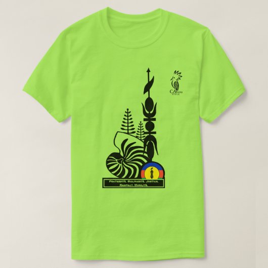 T-shirt T-shirt/Fraternité. Solidarité. Justice. R Tシャツ (デザイン正面)