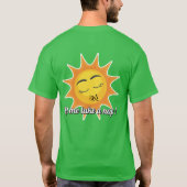 T-Shirt : Take a Nap (green) Tシャツ (裏面)