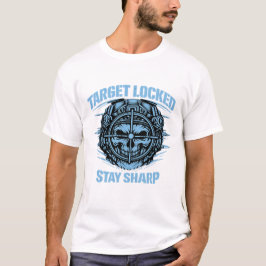 T-shirt Target Locked Tactical Skull Tシャツ