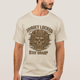 T-shirt Target Locked Tactical Skull Tシャツ