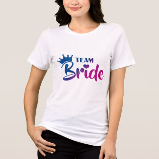 T-Shirt Team Bride Distinguished by its fantastic  トライブレンドＴシャツ