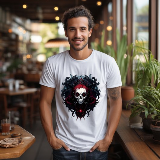 T-shirt Tête de Mort, Crane,  Homme Tシャツ