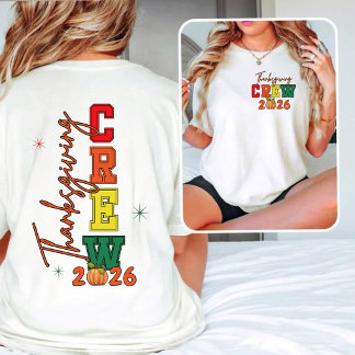 T-Shirt „Thanksgiving Crew 2026“ Tシャツ