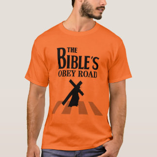 T-shirt "The Bible's Obey Road" Tシャツ