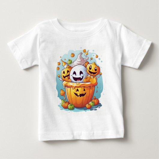 T-shirt The Enchanted Pumpkin Quest ベビーTシャツ (正面)