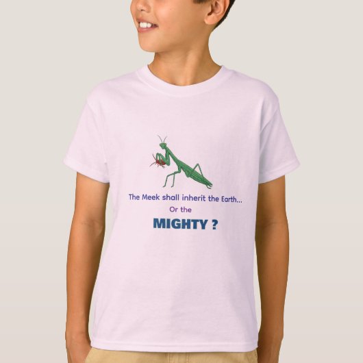 T-Shirt - The Meek or the Mighty? Tシャツ (正面)