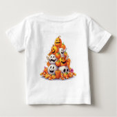 T-shirt The Pumpkin Who Couldn't Stop Smiling ベビーTシャツ (裏面)