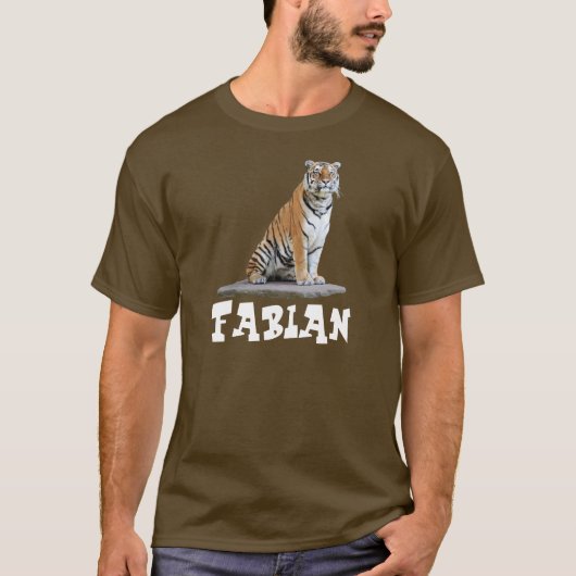 T-Shirt "Tiger" Fabian Tシャツ (正面)