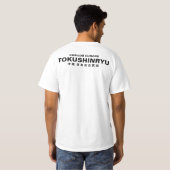 T-Shirt Tokushinryu, Kobudo, Europe, white Tシャツ (裏面フル)