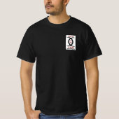 T-Shirt Tokushinryu, Kobudo, Japan, black Tシャツ (正面)