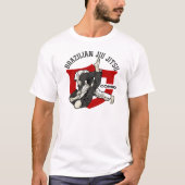 T-Shirt Triangle BRAZILIAN JIU JITSU Tシャツ (正面)