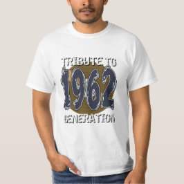 T-shirt Tribute to 1962 generation anniversaire Tシャツ