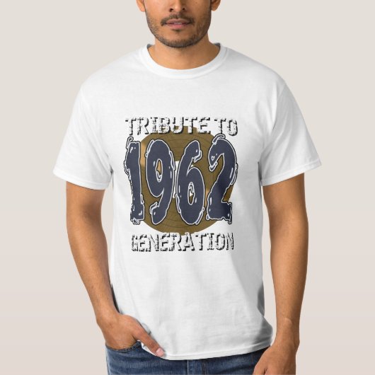 T-shirt Tribute to 1962 generation anniversaire Tシャツ (正面)