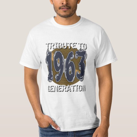 T-shirt Tribute to 1963 generation anniversaire Tシャツ (正面)