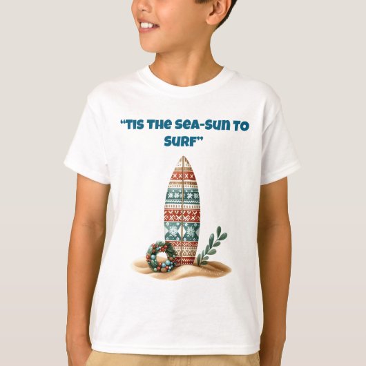 T-Shirt-Tropical Christmas Family T Shirt Tシャツ (正面)