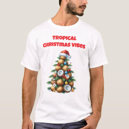 T-Shirt-Tropical Christmas Family T-Shirts Tシャツ