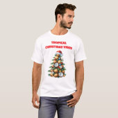 T-Shirt-Tropical Christmas Family T-Shirts Tシャツ (正面フル)