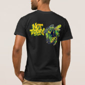 T-Shirt Try me  not today wasp Tシャツ (裏面)