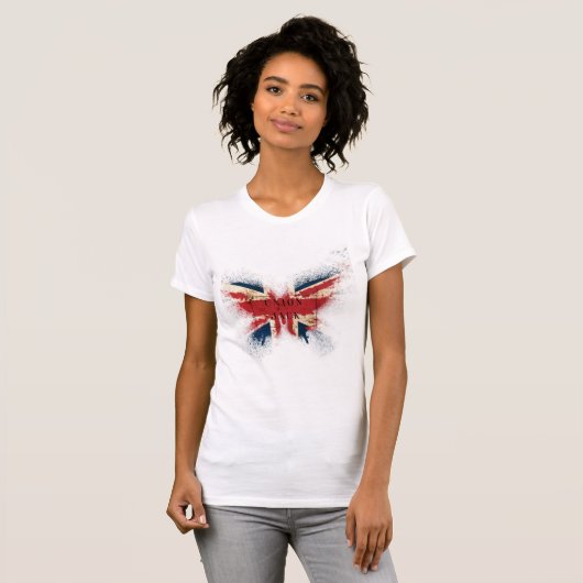 t-shirt union jack tシャツ (正面フル)