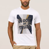 T-shirt Unisexe - « IN GOD WE TRUST »  Tシャツ (正面)