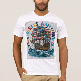 T-shirt Unisexe - « Vintage Ship »  Tシャツ