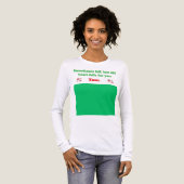 T-Shirt -Upload Photo & Personalize Long Sleeve  トライブレンドＴシャツ (正面全体)