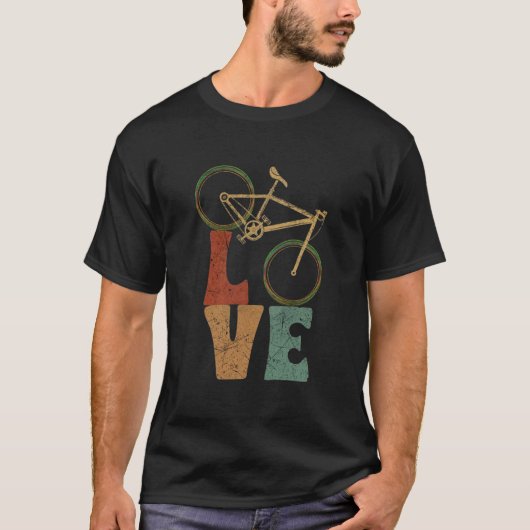 T-shirt Vélo Love Vintage Tシャツ (正面)