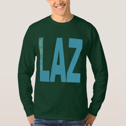 T-shirt vert foret  manches longues  LAZIO  GOLF Tシャツ (正面)