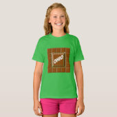 T-shirt vert trèfle fille  CHOCOLAT  OHIO Tシャツ (正面フル)