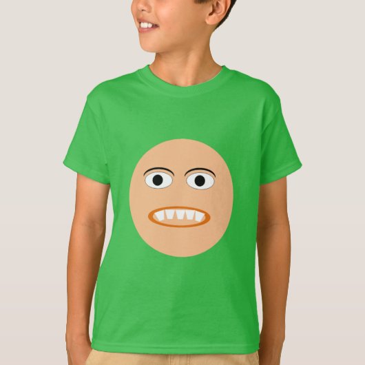 T-shirt vert trèfle pour enfants  HUMOUR  KIDS  Tシャツ (正面)