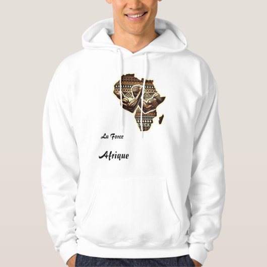 T-shirt Veste à capuche la Force Afrique パーカ (正面)