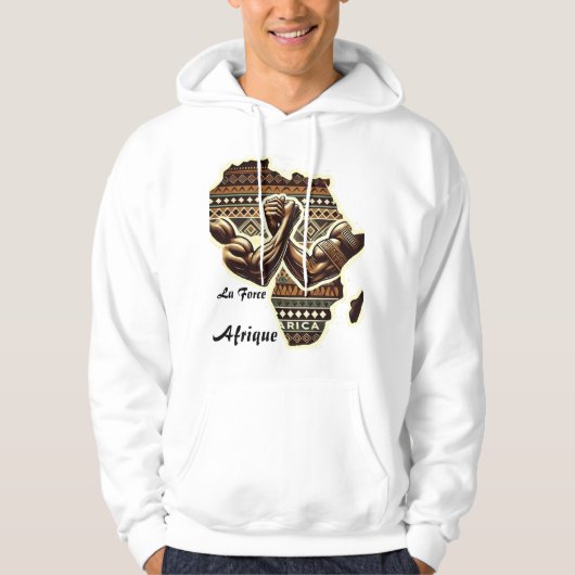 T-shirt Veste à capuche la Force Afrique パーカ (正面)
