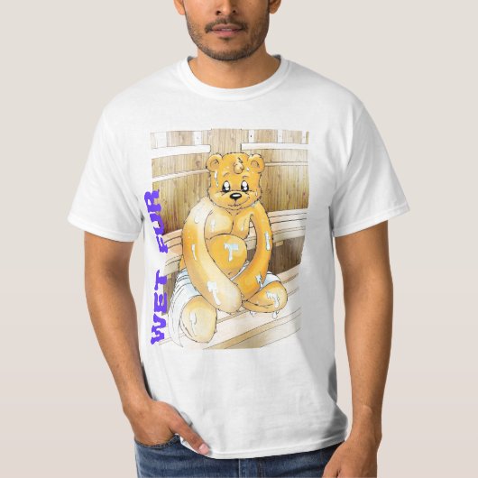 T-shirt Wet Fur Tシャツ (正面)