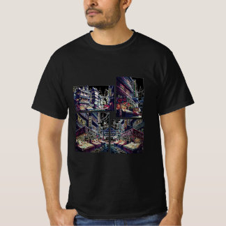 T-Shirt Where Tradition Meets Neons Twilight Tシャツ