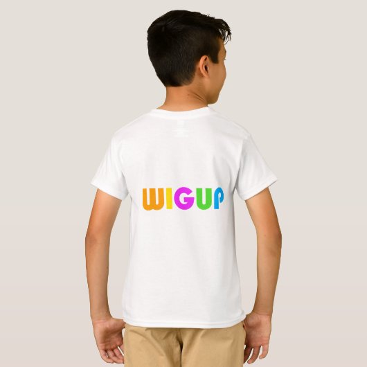 T-shirt WIGUP Tシャツ (裏面フル)